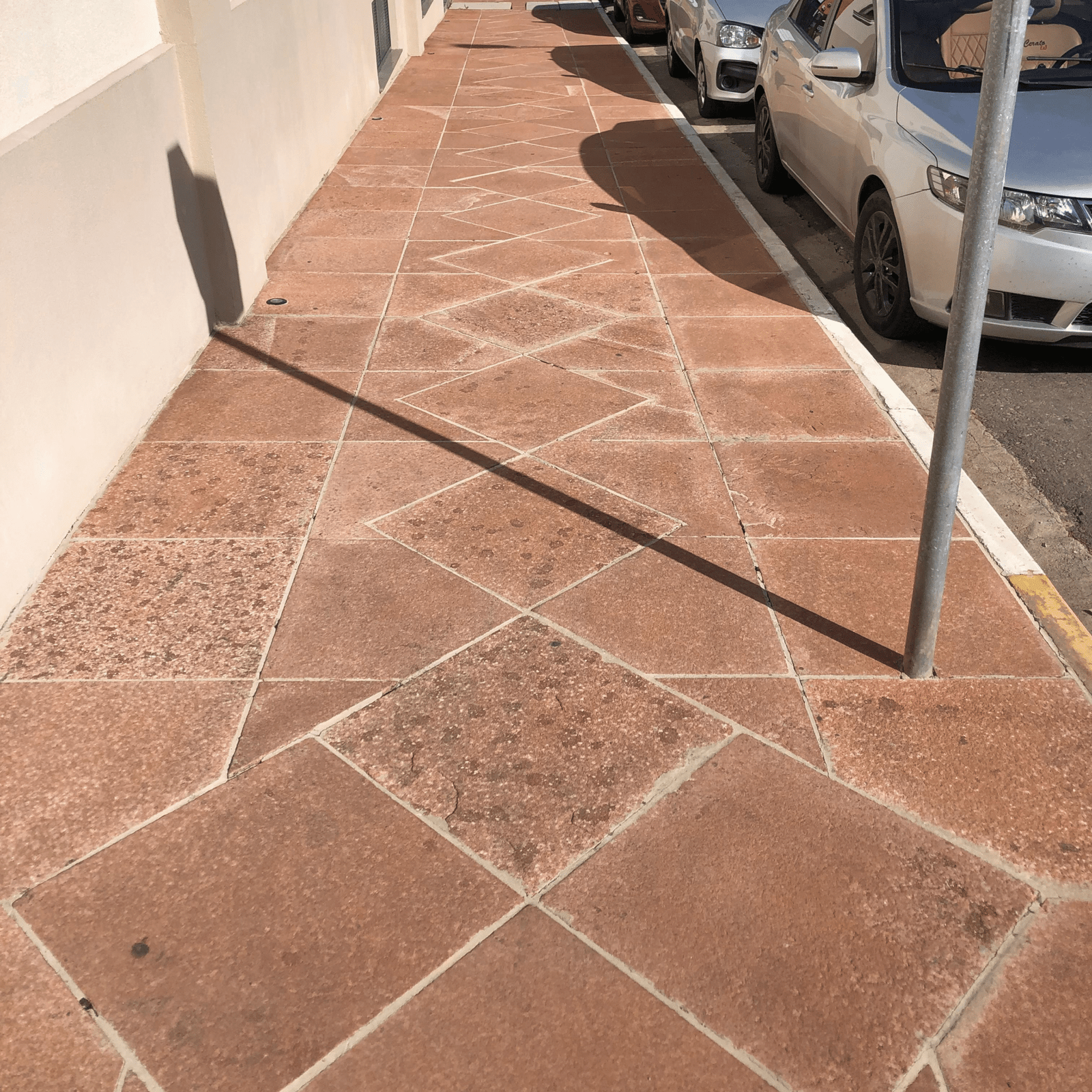 Lavagem de Piso (Depois) em Piso Arenito